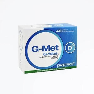 G-MET 850 mg X 40 tabs