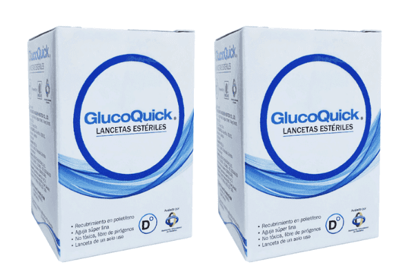 100 lancetas glucoquick tododiabetes