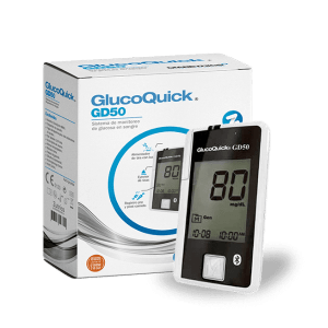 Glucómetro GlucoQuick GD50 tododiabetes