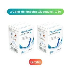 LANCETAS GLUCOQUICK CAJA X 50