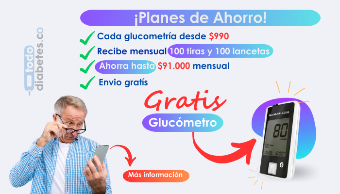 tiras glucoquick gratis glucometro gd50 ahorro