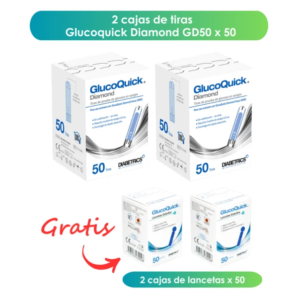 Oferta Tiras Glucoquick Diamond GD50