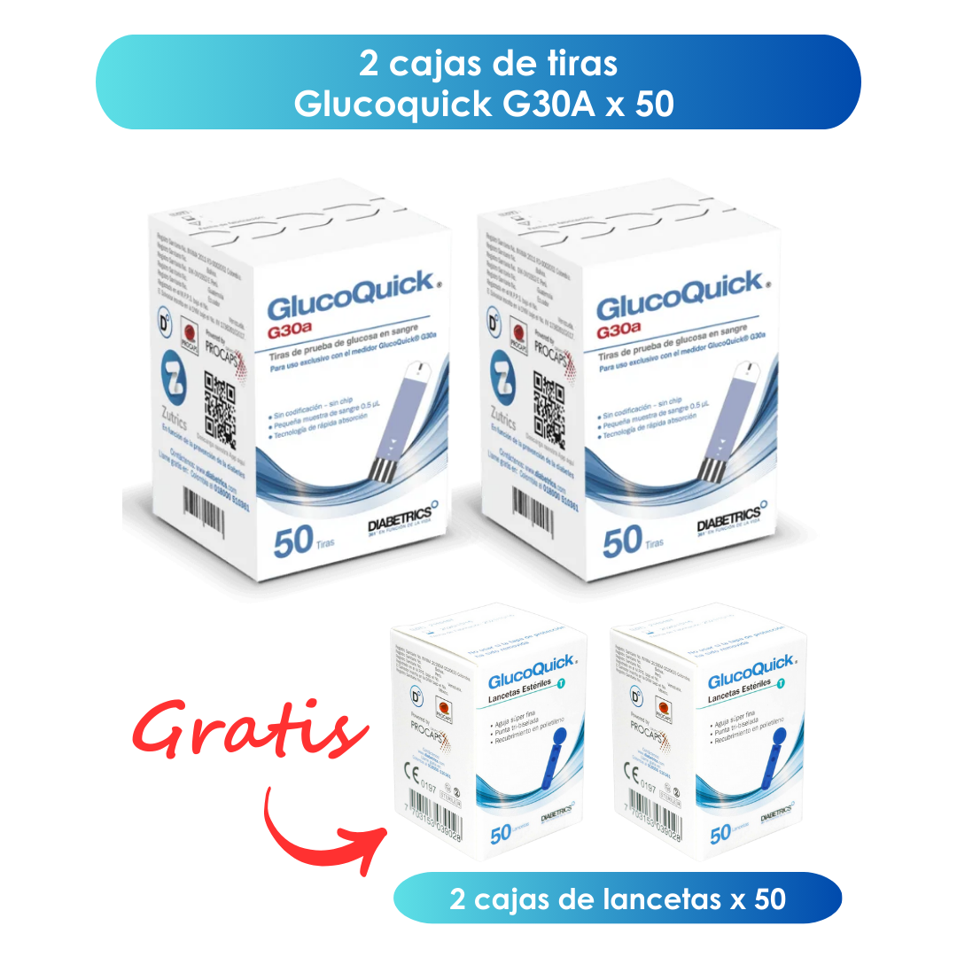 Oferta Tiras Glucoquick G30a