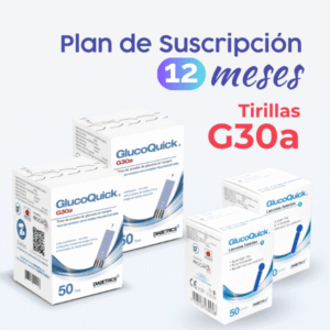 Plan Suscripción Anual Tiras GlucoQuick G30a