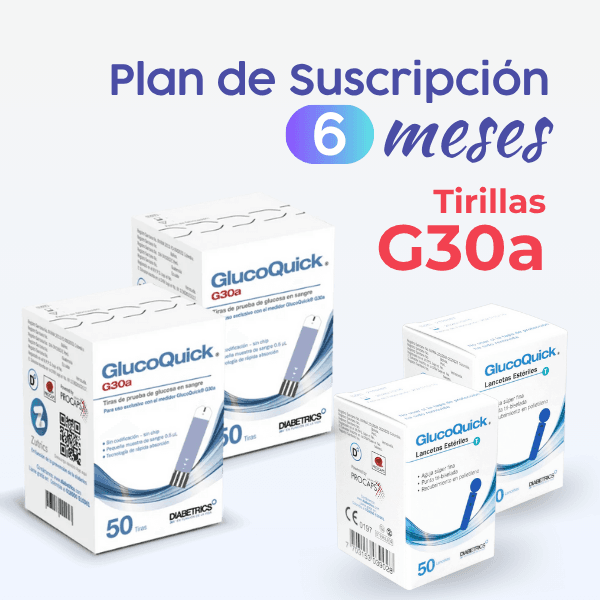 Plan Suscripción Semestral Tiras GlucoQuick G30a