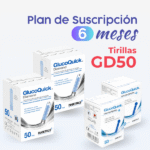 Plan Suscripción Semestral Tiras GlucoQuick Diamond GD50