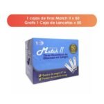 Tiras OKMeter Match II x 50 + 50 lancetas