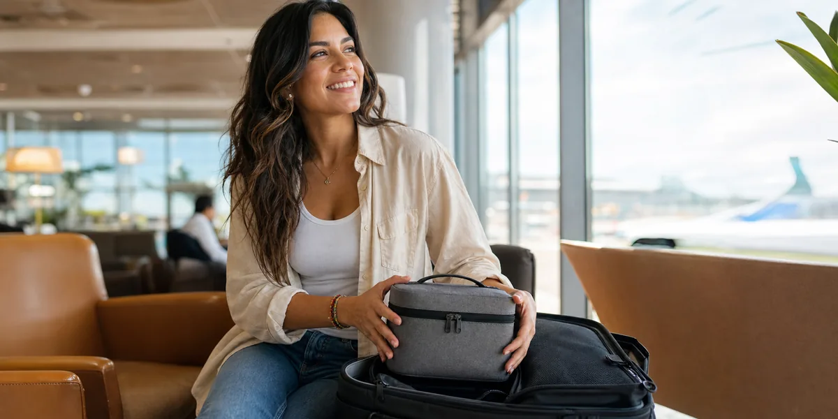 Nevera portátil para transportar insulina de forma segura en viajes